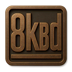 8kbd logo